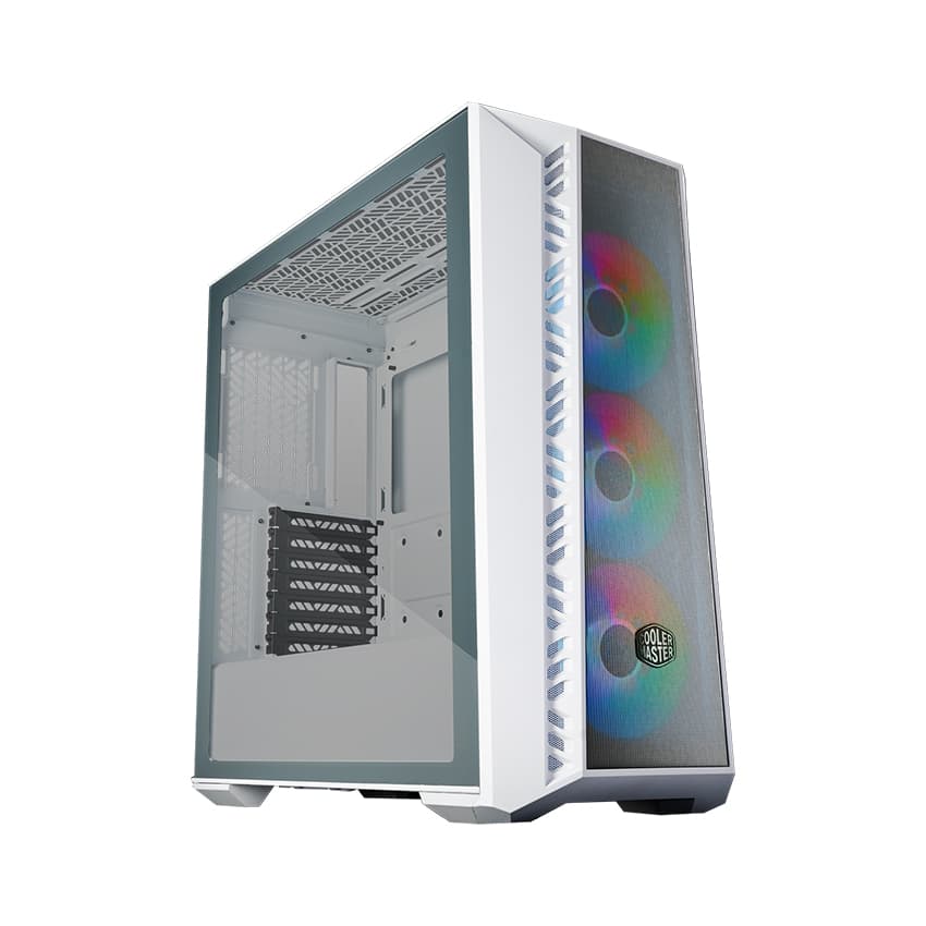 Vỏ Case Cooler Master MasterBox 520 Mesh White ARGB  (Mid Tower/Màu Trắng )