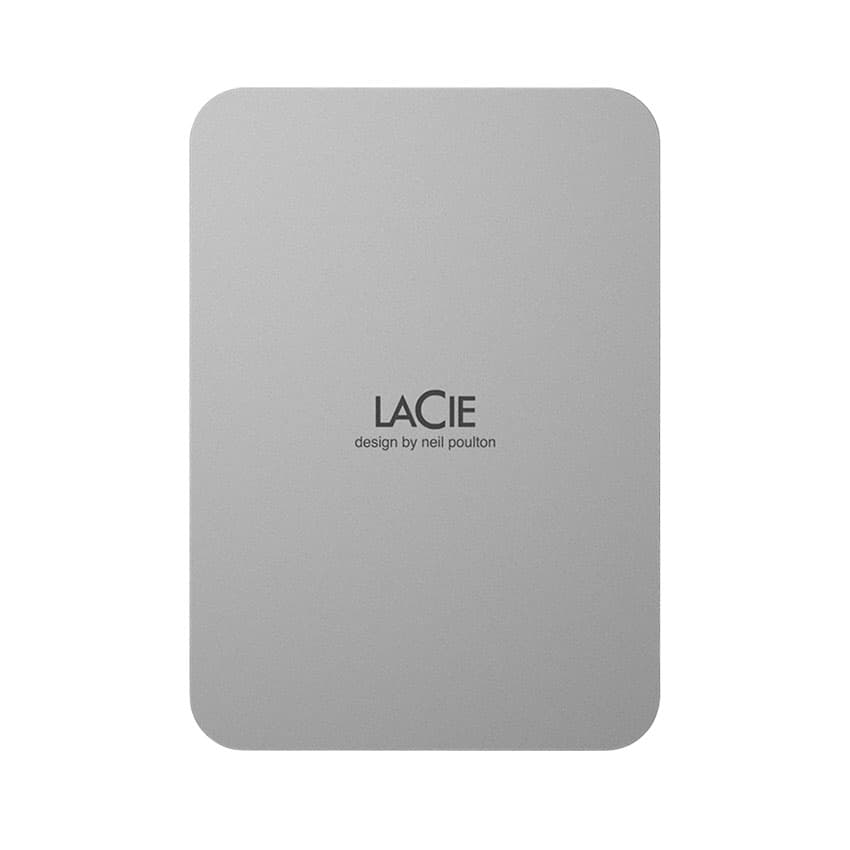 Ổ cứng di động 2TB USB-C USB 3.2 Gen1 LaCie Munich Mobile Drive Màu Bạc - STLP2000400