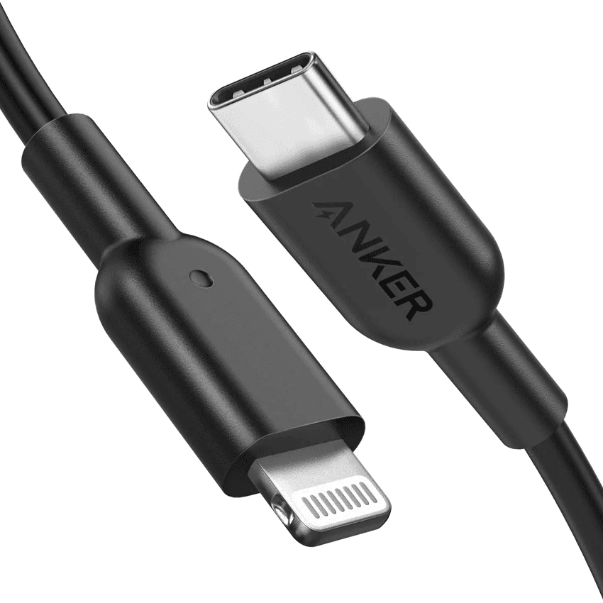 Cáp sạc điện thoại Anker A8633 PowerLine II (1.8m) - Màu đen - Type C to Lightning