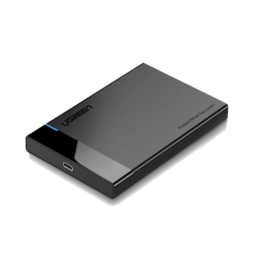 Hộp box đựng ổ cứng 2,5 inch USB-C Sata 5Gbps Ugreen 60735 cao cấp (hỗ trợ 6TB)