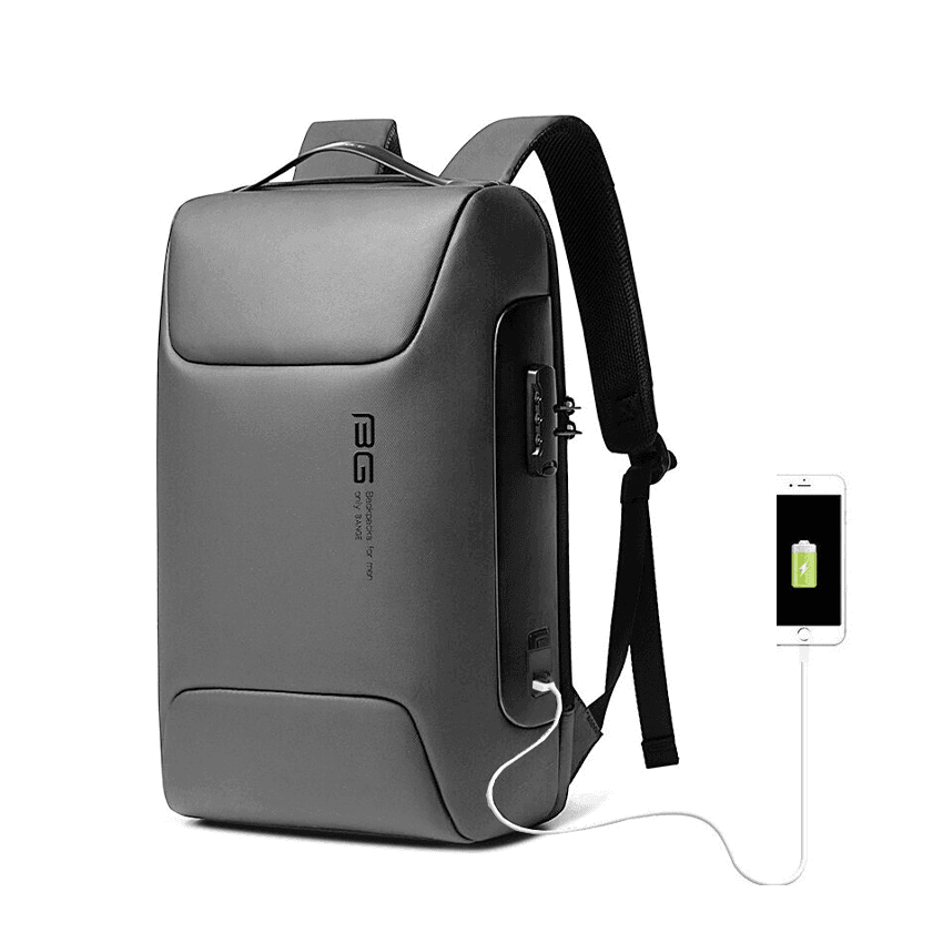 Balo Laptop Nam Chống Trộm Bange BG-7216 màu ghi
