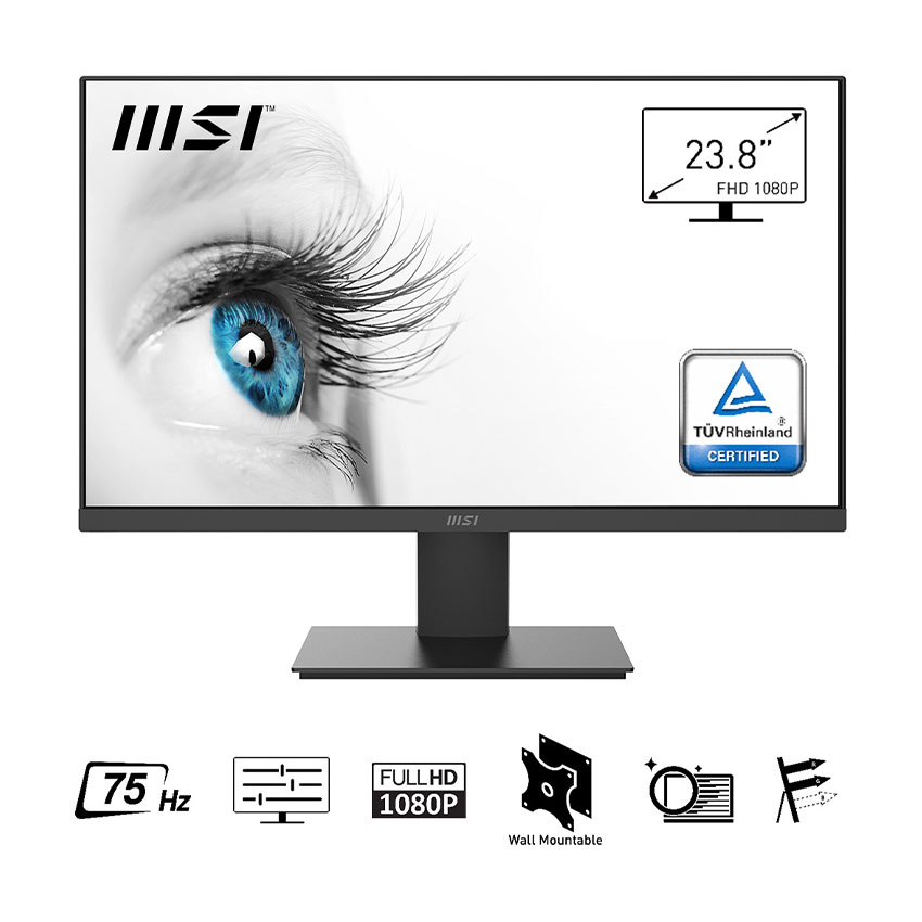 Màn hình MSI Pro MP241X (23.8 inch/FHD/VA/75Hz/8ms)