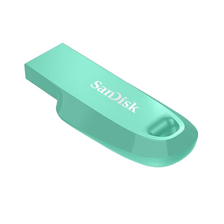USB SanDisk 32GB USB 3.2 Gen1 Ultra Curve SDCZ550-032G-G46G Màu Xanh Mint