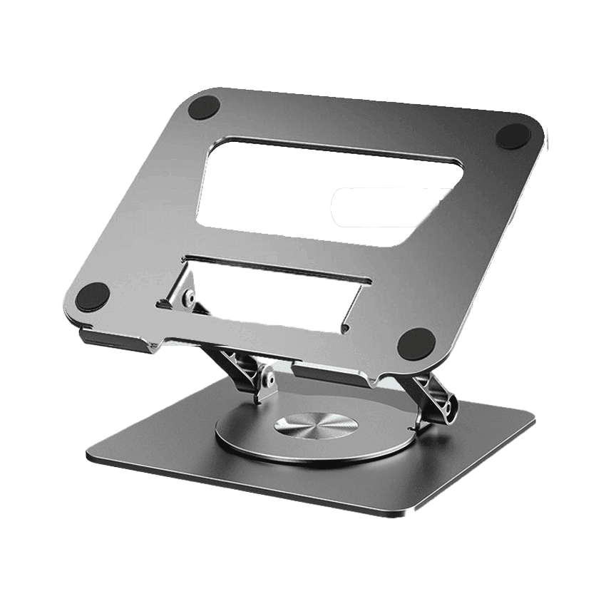 Giá đỡ Laptop/Macbook/Ipad/Tablet Ergotek LS652 Đế Xoay 360 Độ , Hợp Kim Nhôm Màu Xám