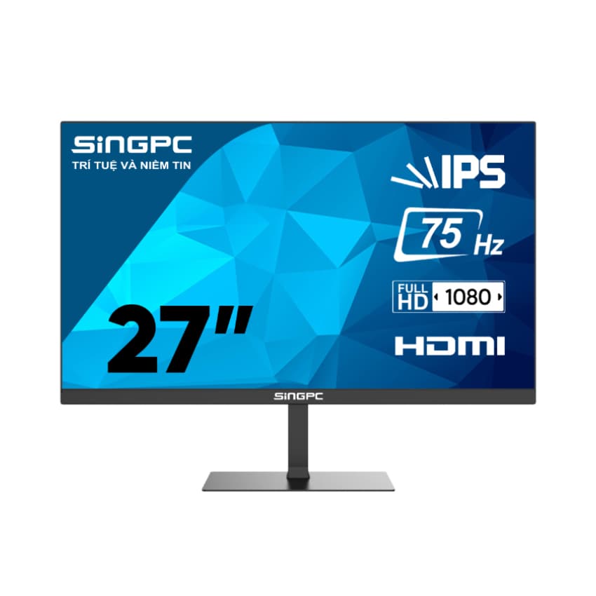Màn hình SingPC Q27F75-IPS (27 inch/FHD/IPS/75Hz/4ms/Loa)