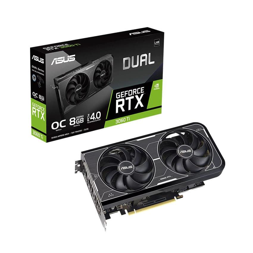 Card màn hình Asus DUAL-RTX 3060 Ti-O8GD6X
