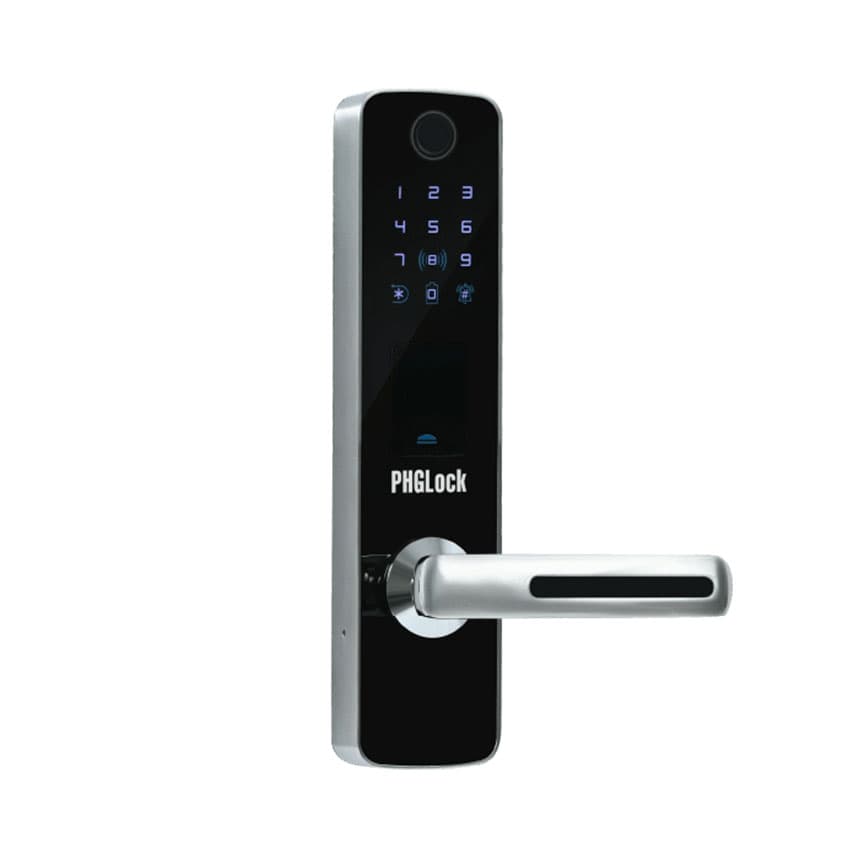 Khóa cửa thông minh PHGLock FP7155 (màu bạc)