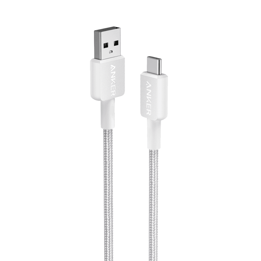 Cáp sạc đa năng Anker 322 A81H5 (0.9m) - Màu trắng - Type A to Type C