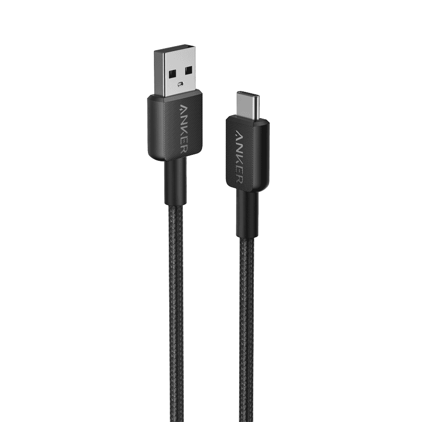 Cáp sạc đa năng Anker 322 A81H5 (0.9m) - Màu đen - Type A to Type C