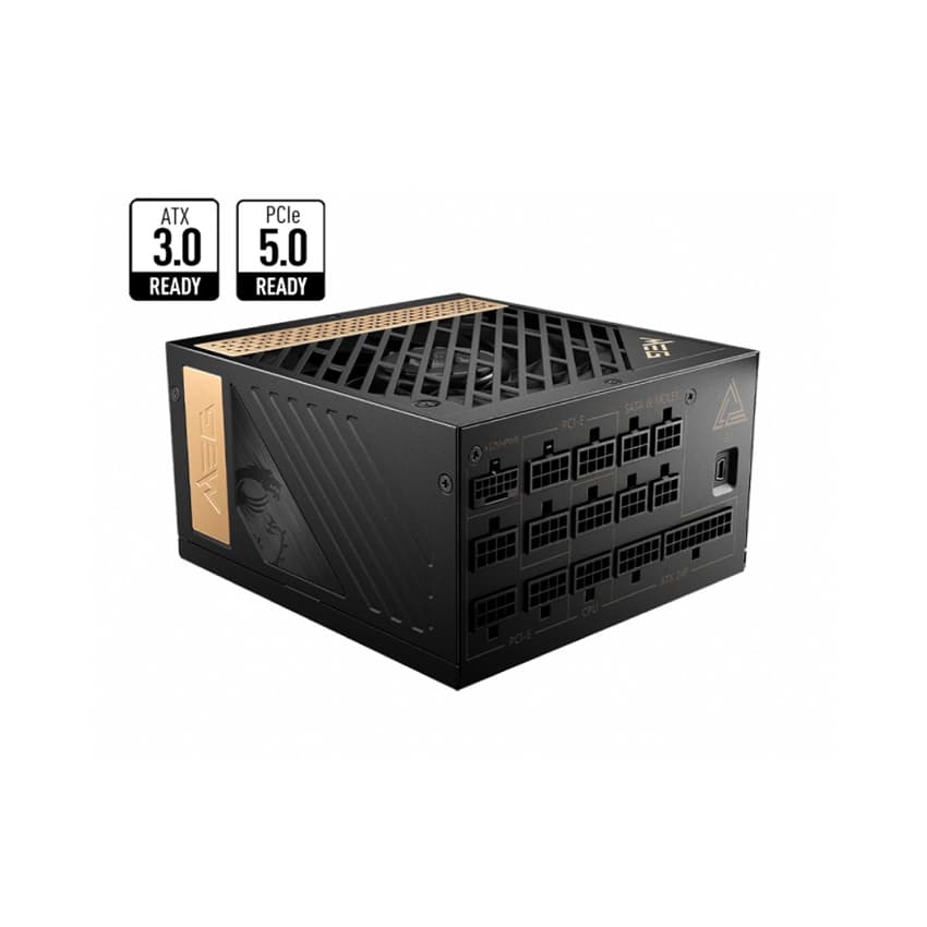 Nguồn Máy Tính MSI MEG Ai1300P PCIE 5.0 (1300W, 80 Plus Platinum, ATX 3.0)