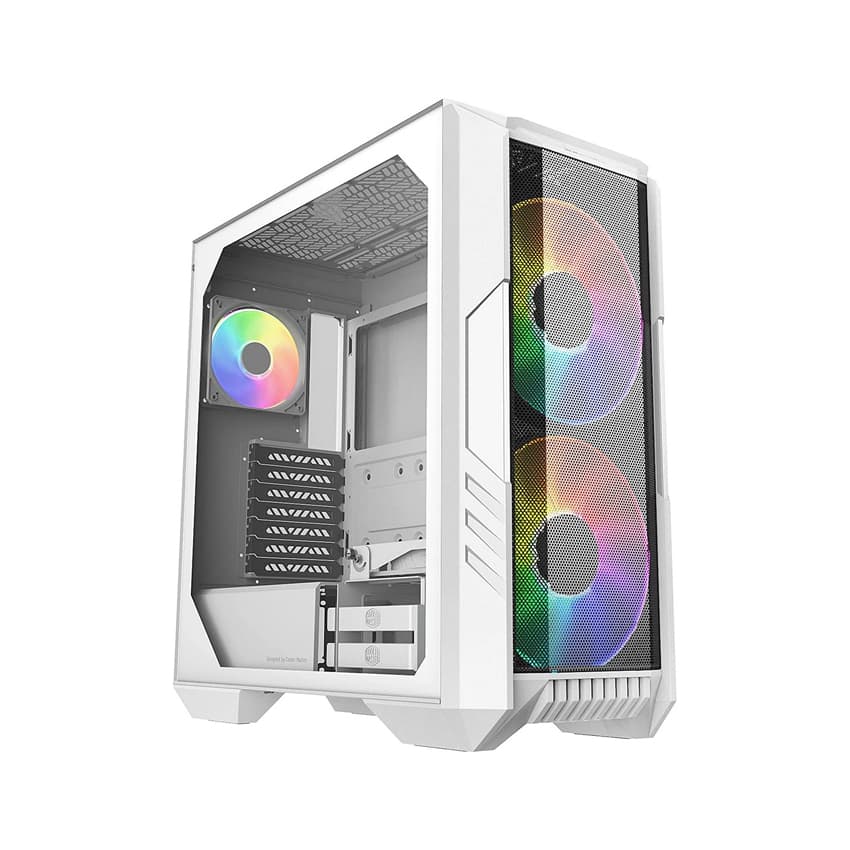 Vỏ Case Cooler Master HAF500 ARGB White  (Mid Tower/Màu Trắng )