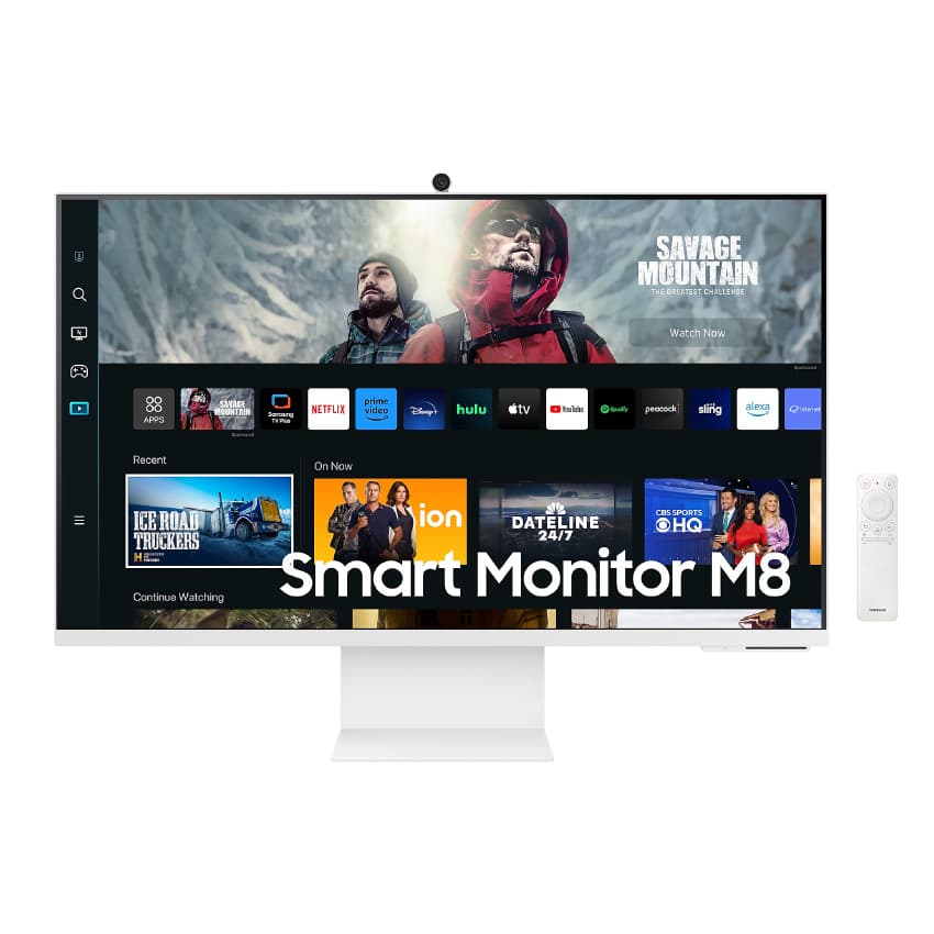Màn Hình Thông Minh Samsung M8 LS32CM801UEXXV (32 inch/UHD/VA/60Hz/4ms/Loa/Camera/Trắng)