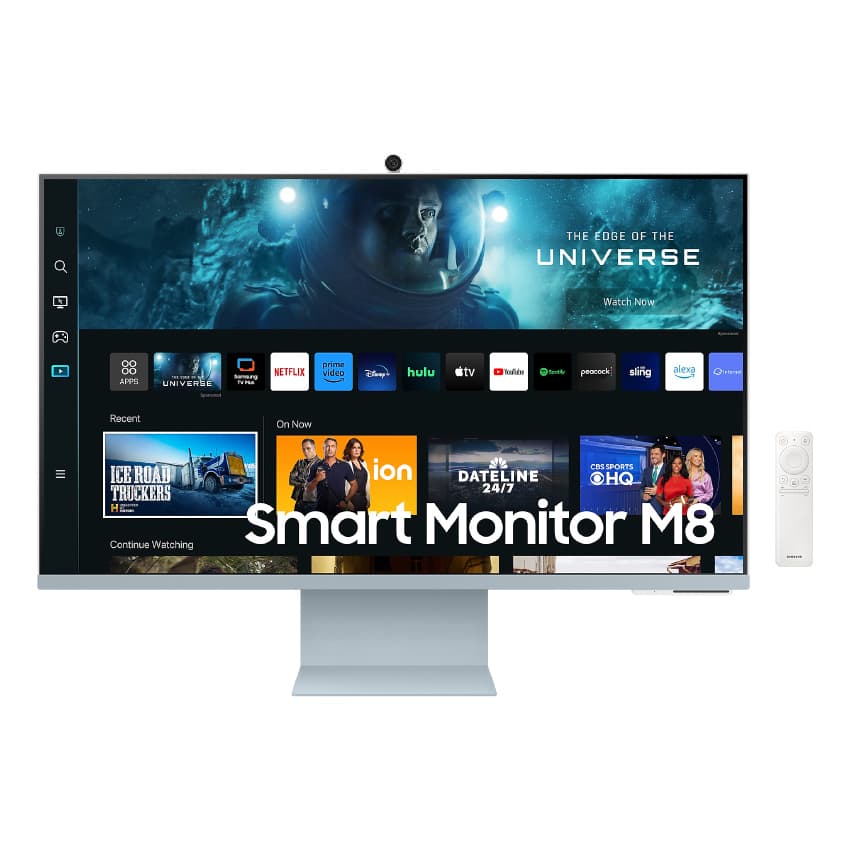 Màn Hình Thông Minh M8 LS32CM80BUEXXV (32 inch/UHD/VA/60Hz/4ms/Loa/Camera/Xanh Dương)