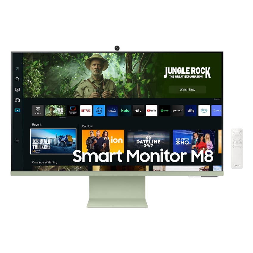 Màn Hình Thông Minh M8 LS32CM80GUEXXV (32 inch/UHD/VA/60Hz/4ms/Loa/Camera/Xanh Lá)