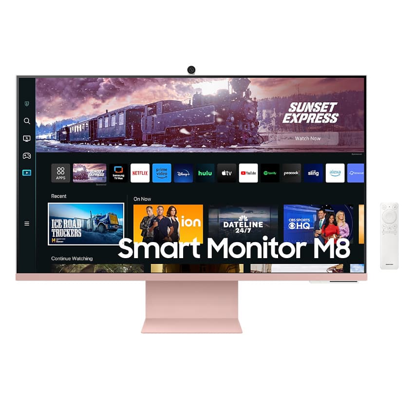 Màn Hình Thông Minh Samsung M8 LS32CM80PUEXXV (32 inch/UHD/VA/60Hz/4ms/Loa/Camera/Hồng)