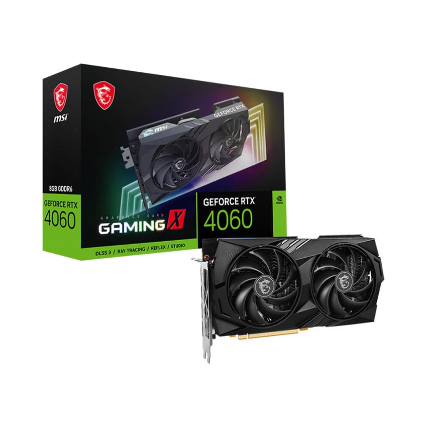Card màn hình MSI RTX 4060 GAMING X 8G 