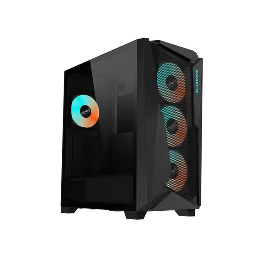 Vỏ Case Gigabyte C301G Black (Mid Tower/E-ATX/Màu đen/kèm 4 quạt ARGB)