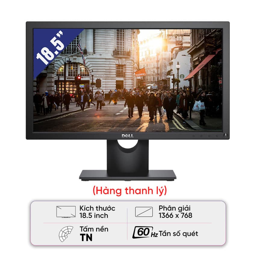 Màn hình Dell E1916HV (18.5 inch/HD/TN/60Hz/5ms)