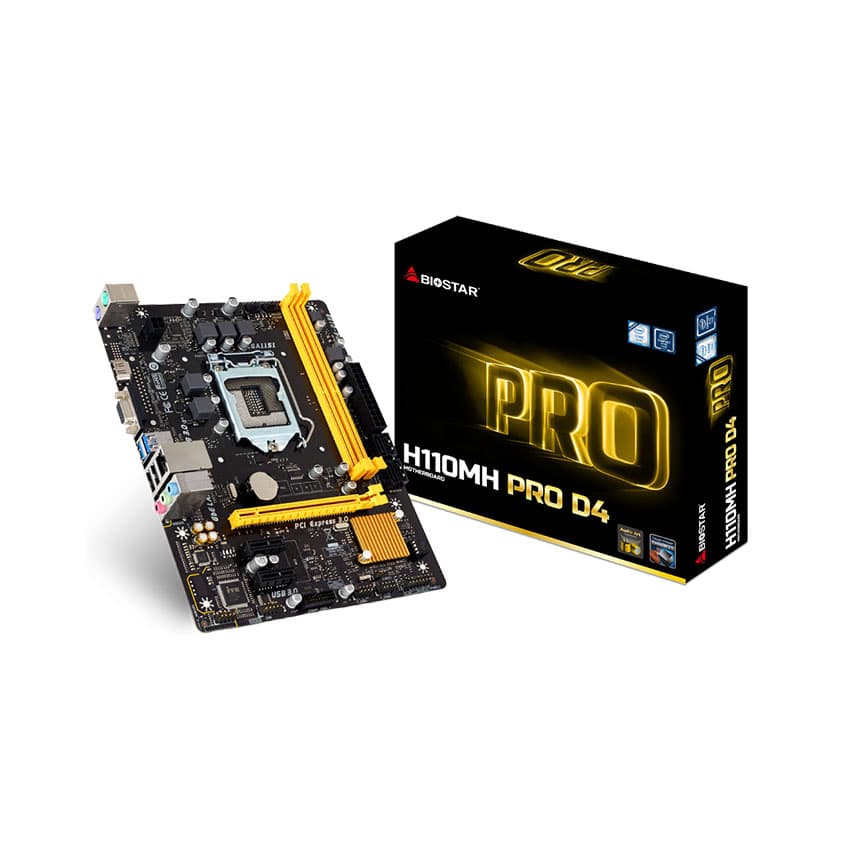 Mainboad Biostar H110MH Pro D4 (Hàng Thanh Lý 100%)