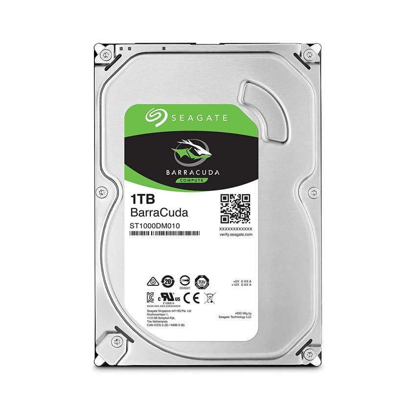 Ổ cứng HDD Seagate Barracuda 1TB 3.5 inch 7200RPM SATA3 64MB Cache (ST1000DM010) (Hàng thanh lý)