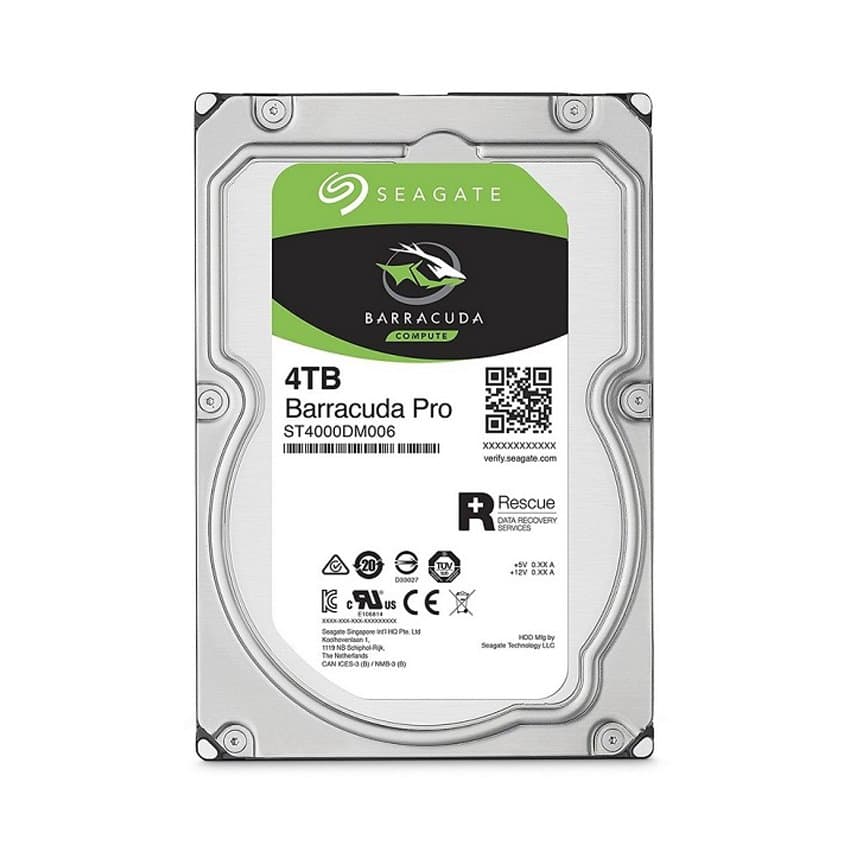 Ổ cứng HDD Seagate Barracuda 4TB 3.5 inch 5400RPM SATA3 256MB Cache (ST4000DM004) (Hàng thanh lý)