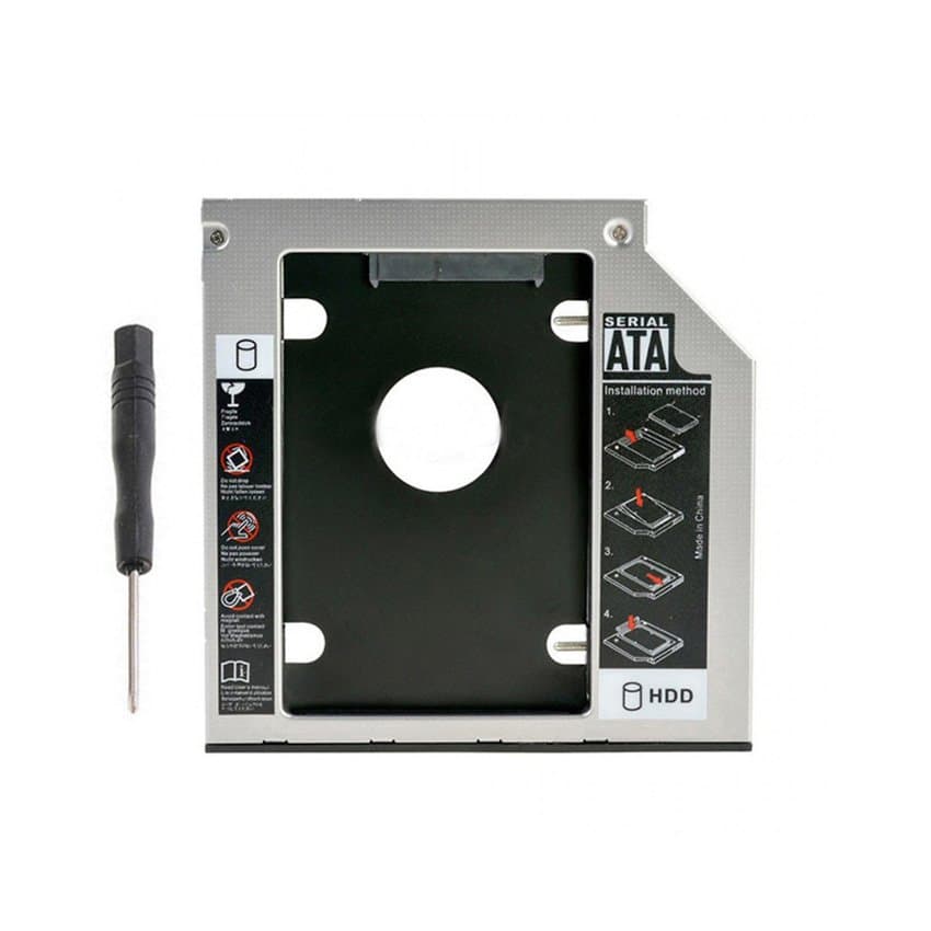 Khay đặt HDD/SSD Caddy 2.5&quot; Cho Laptop (Loại dày) _ HDBO108
