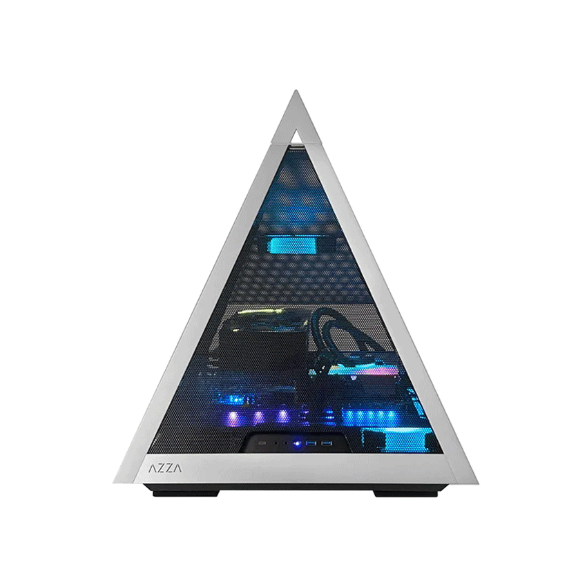 Vỏ máy tính AZZA PYRAMID MESH 804M (PCI-e 4.0/Mid Tower/Màu Đen)