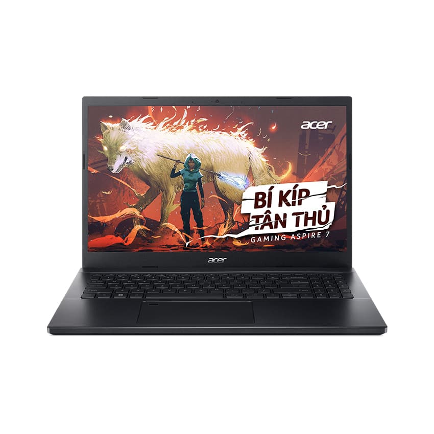 Laptop Acer Gaming Aspire 7 A715-76G-5806 (NH.QMFSV.002) (Geforce RTX 3050 4G/i5 12450H/16GB RAM/512GB SSD/15.6 inch FHD 144Hz/Win11/Đen/Vỏ nhôm) 