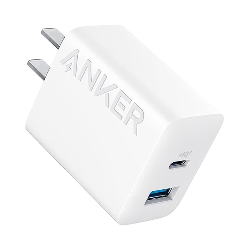 Củ sạc nhanh Anker A2348 - PD 20W - 01 cổng Type A + 01 cổng Type C - Màu trắng