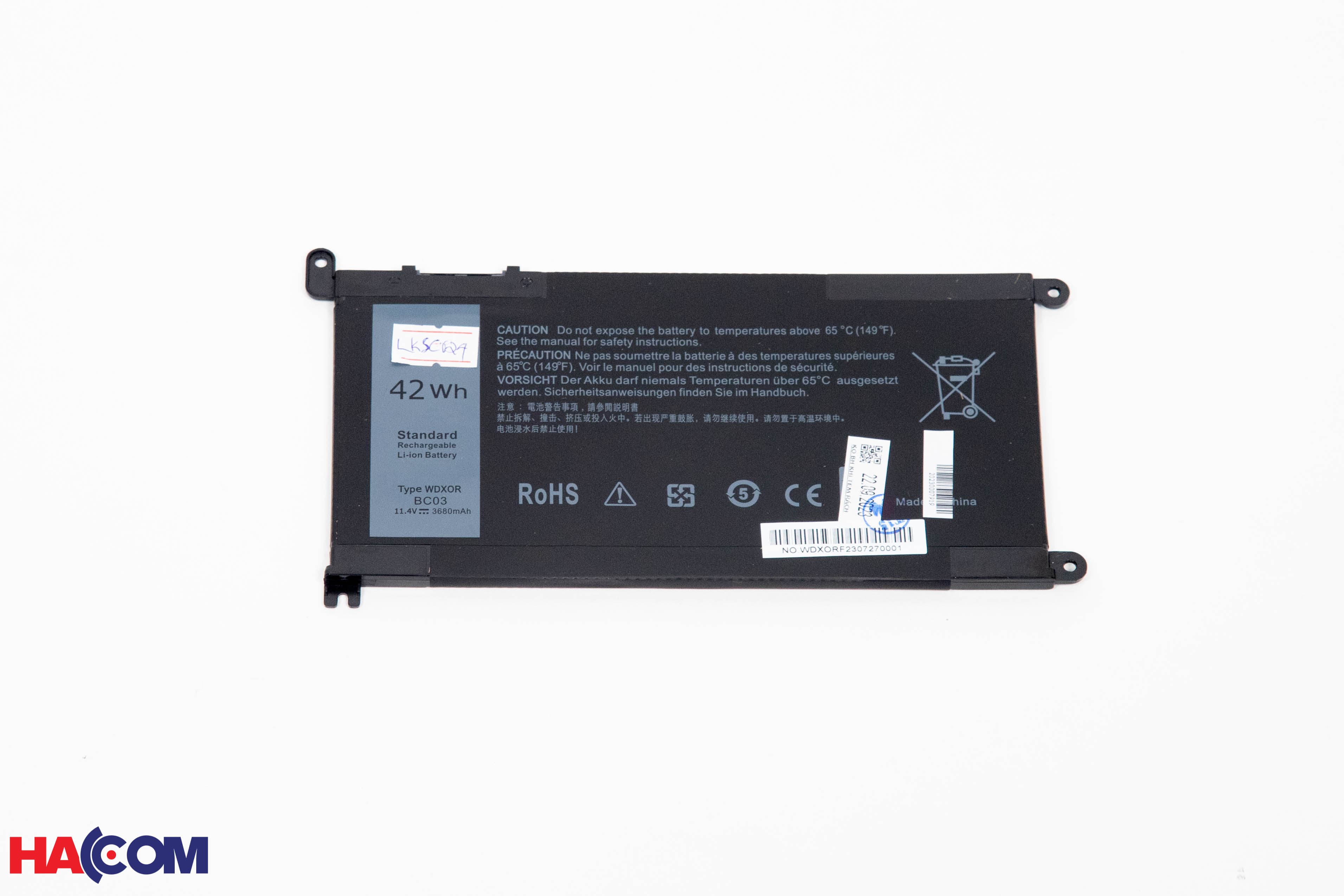 Pin Laptop Dell 5567 (Z)