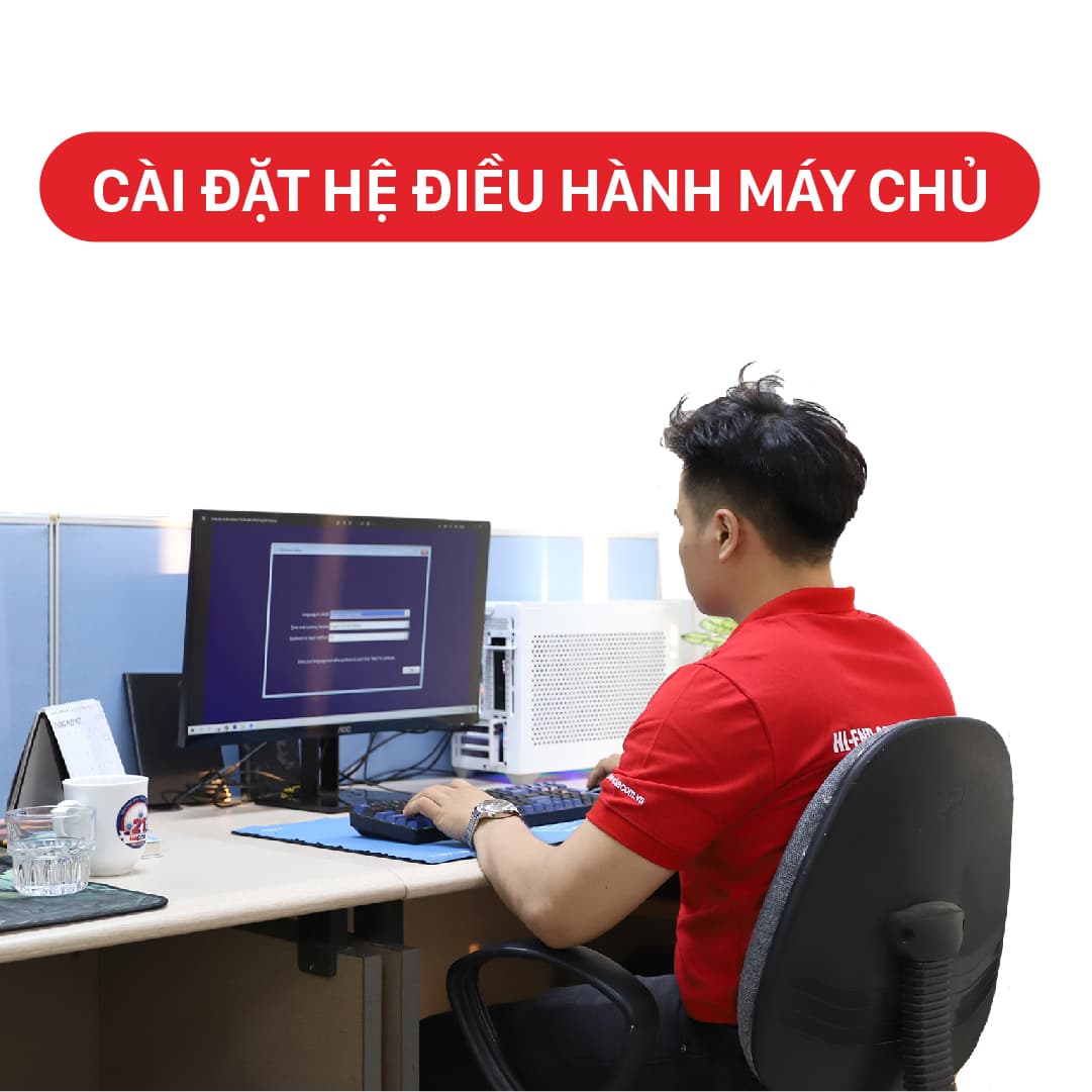 Cài đặt hệ điều hành máy chủ