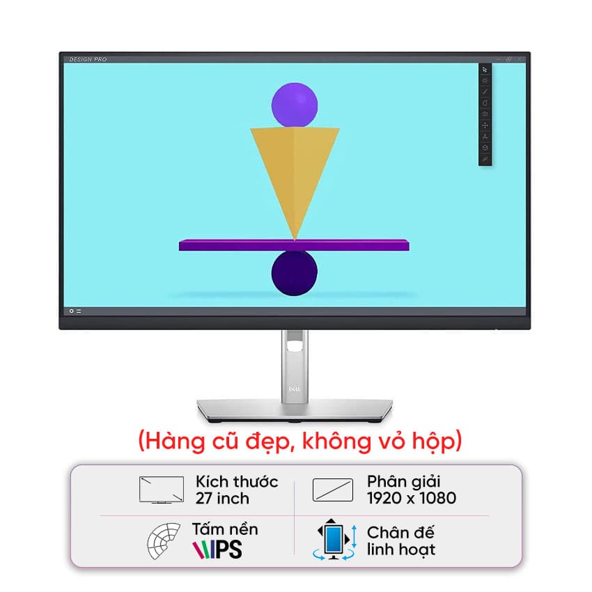 Màn hình Dell P2722HE - Cũ Đẹp (Không vỏ hộp)