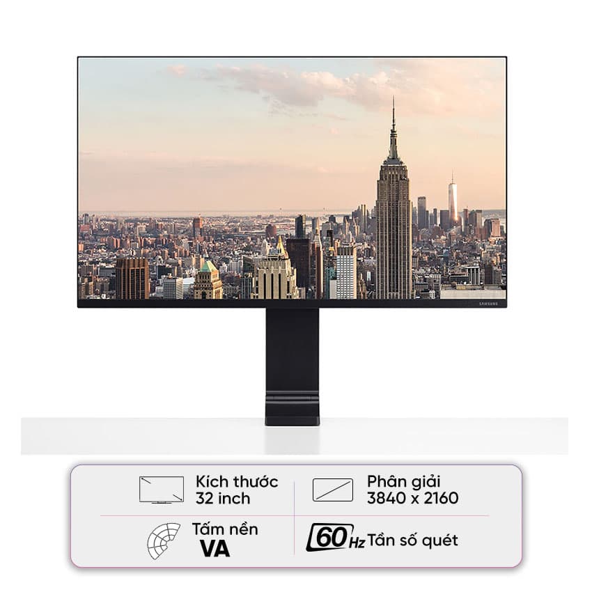 Màn hình Samsung LS32R750UEEXXV (32 inch/UHD/VA/60Hz/4ms)