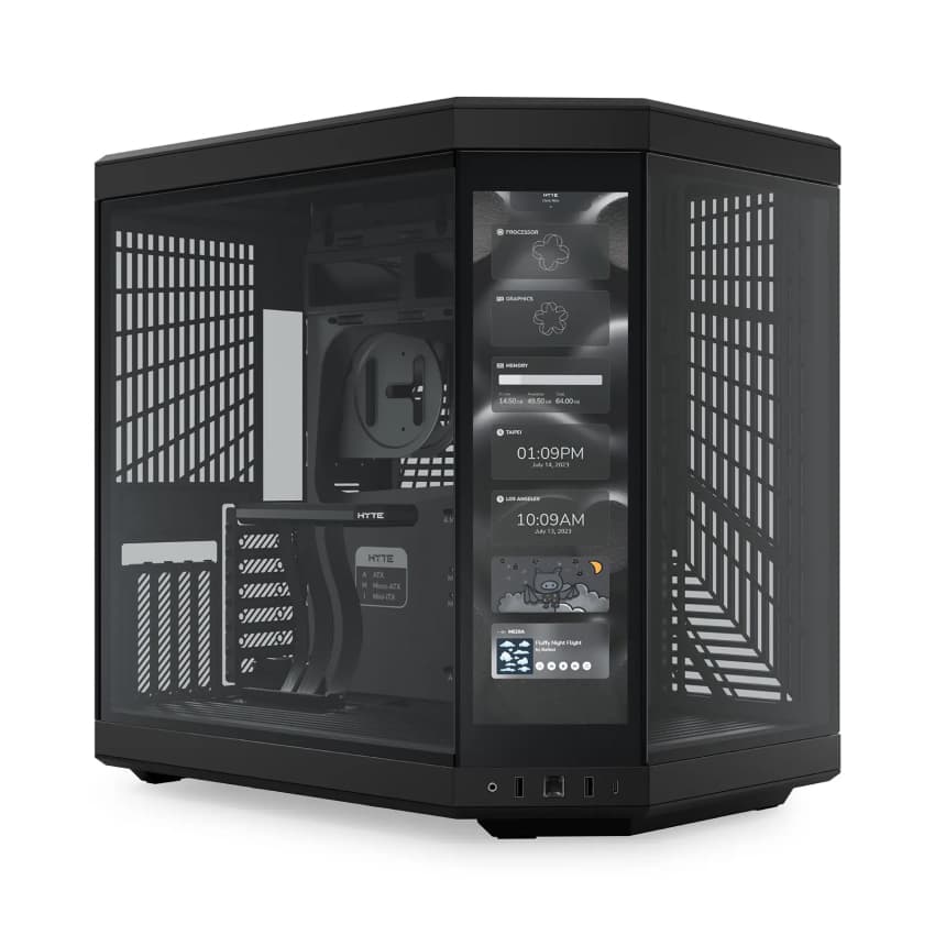 Vỏ case HYTE Y70 - Black (ATX/Mid Tower/Màu Đen)