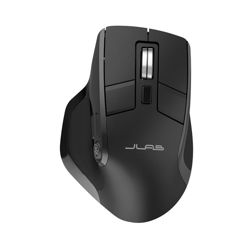 Chuột không dây JLab Epic Đen (Kết nối 3 thiết bị Bluetooth 5.2/Wireless 2.4GHz/Silent/Pin sạc 800mAh)