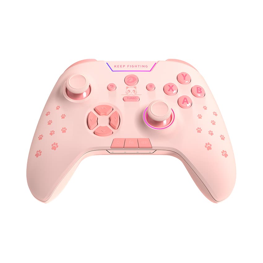 Tay cầm chơi game không dây DAREU H105 Pink