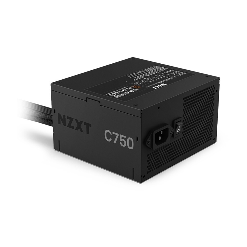 Nguồn máy tính NZXT C750W BRONZE (80 Plus Bronze/ Non Modular /Màu Đen)