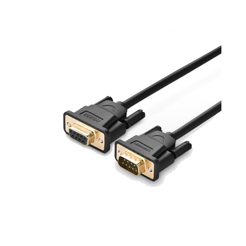 Cáp cổng Com Rs232 9 chân dương sang Com 9 chân âm (9M/9F) dài 3m Ugreen 20147