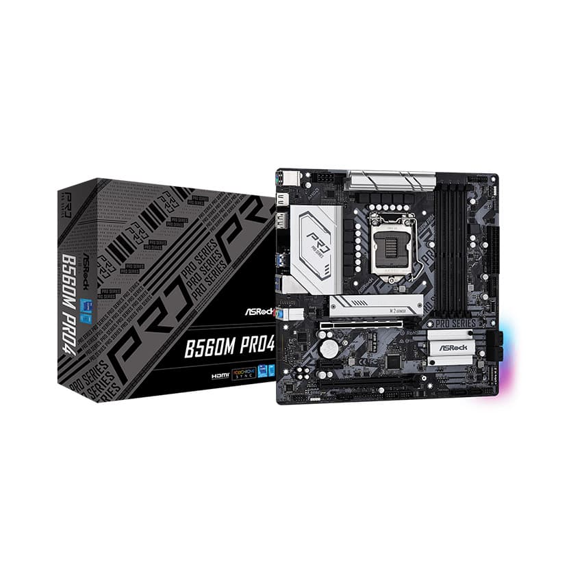 Mainboard ASROCK B560M PRO4 (Hàng thanh lý 75%)