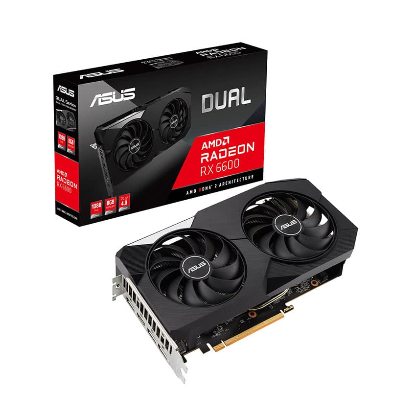 Card màn hình Asus DUAL RX 6600 8GB-V2