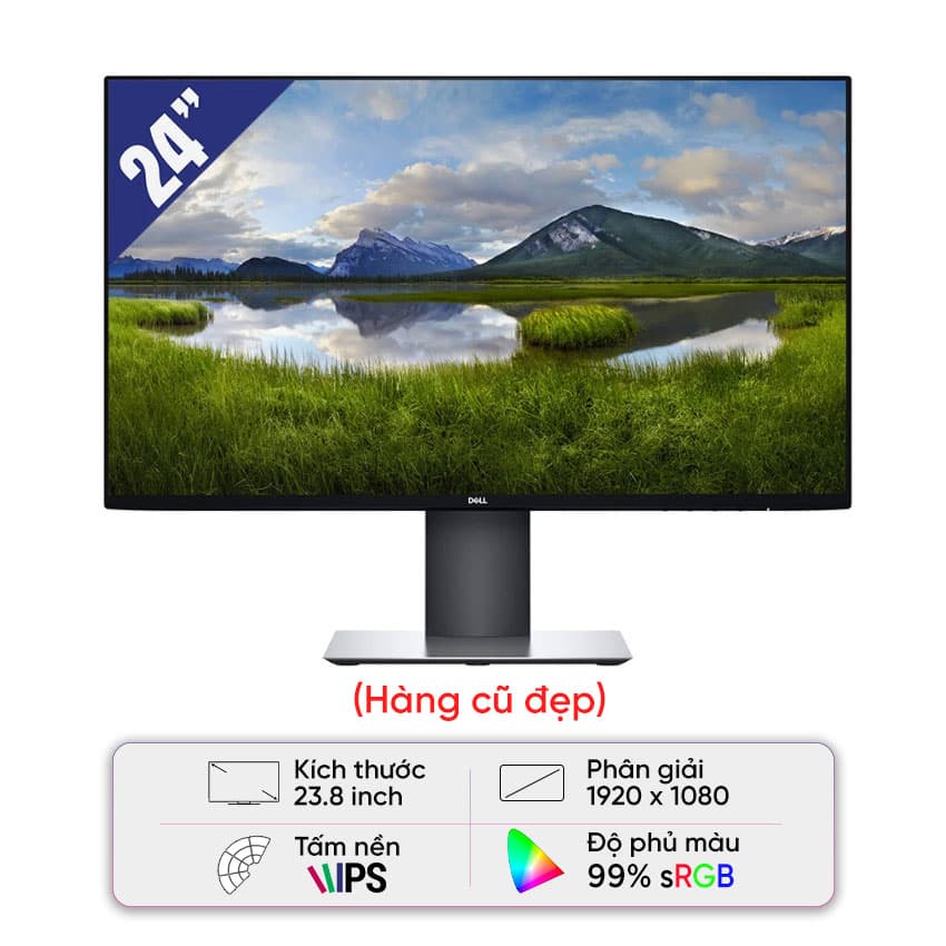 Màn hình Dell Ultrasharp U2419H (23.8 inch/FHD/IPS/60Hz/5ms) - Cũ Đẹp (Không vỏ hộp)