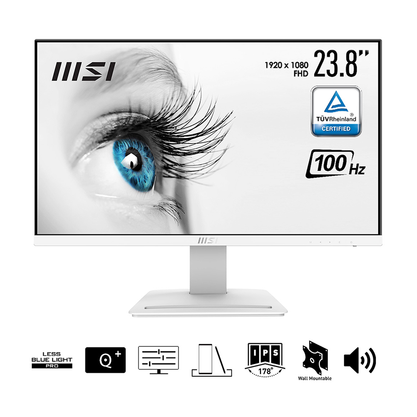 Màn hình MSI Pro MP243XW (23.8 inch/FHD/IPS/100Hz/1ms/Loa)