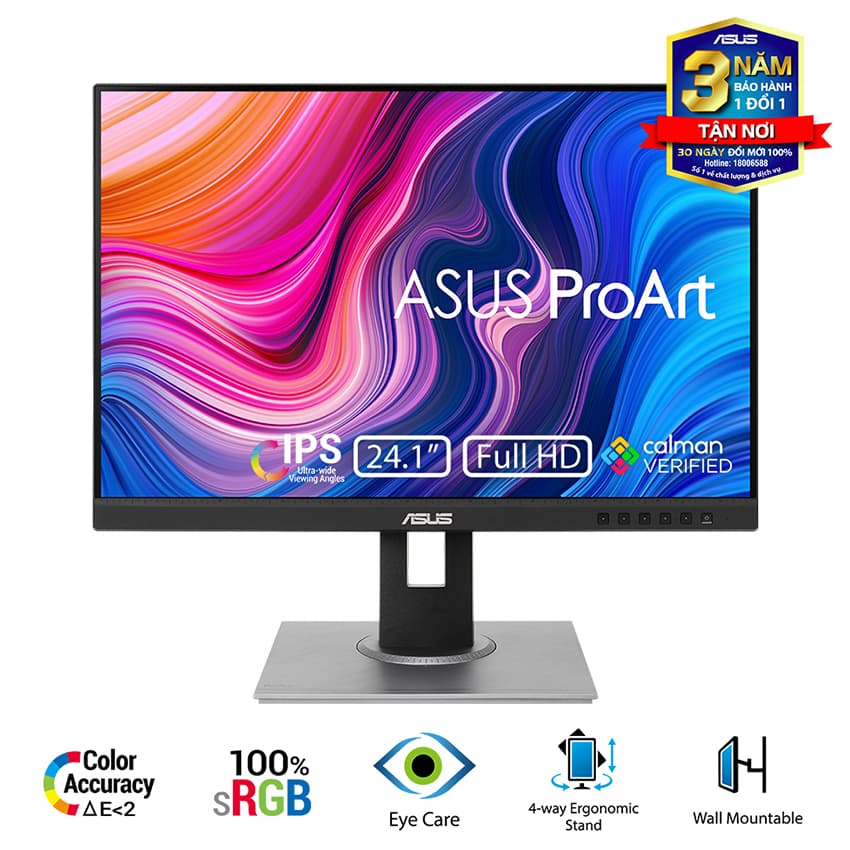 Màn hình Asus ProArt PA248QV-P (24inch/WUXGA/IPS/75Hz/5ms)