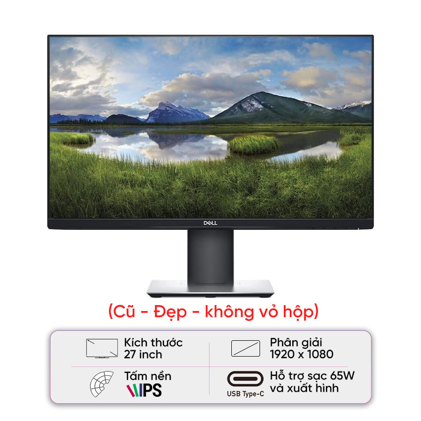 Màn hình Dell P2719HC Type C - Cũ đẹp (Không vỏ hộp)