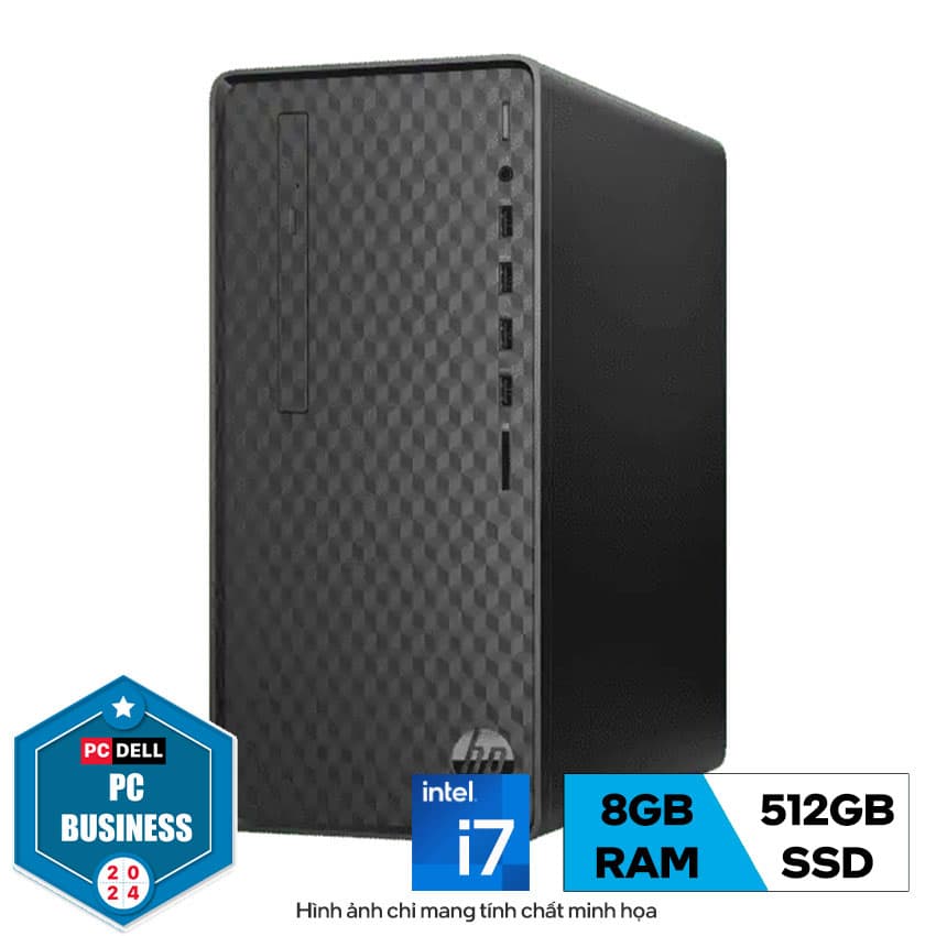 PC HP M01-F3004d (i7-13700,8GB RAM,512GB SSD,Intel Graphics,Wlan ax+BT,USB Keyboard &amp; Mouse,Win11 Home 64,Dark Black) (8C5S0PA)