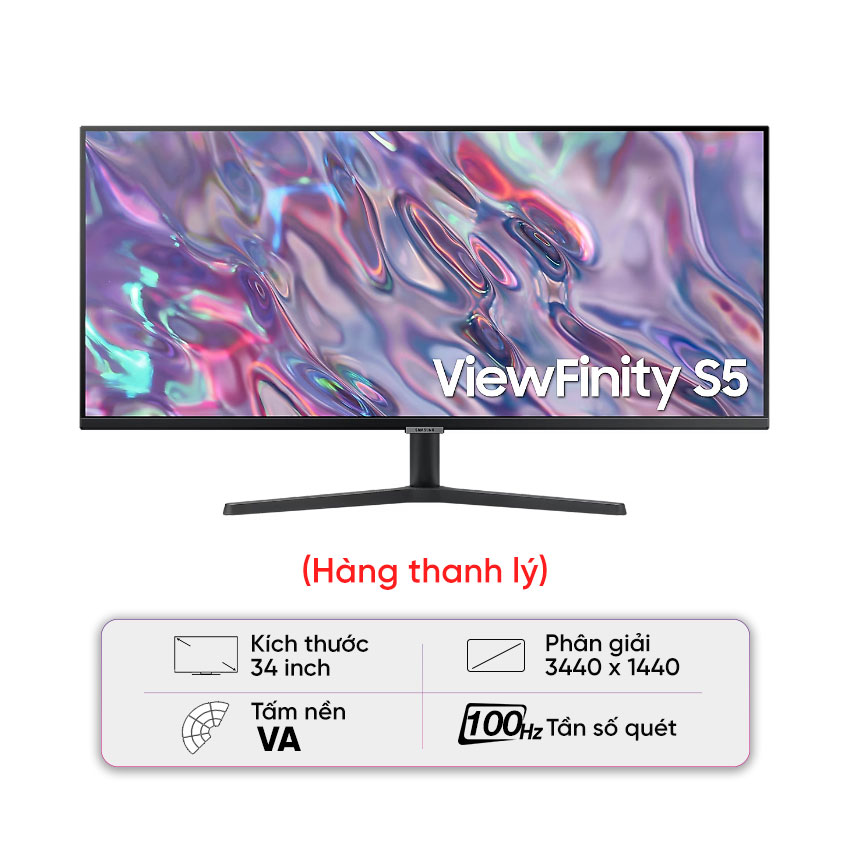 Màn Hình Samsung LS34C500GAEXXV (34 inch/WQHD/VA/100Hz/5ms)