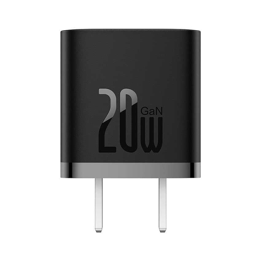 Củ Sạc Baseus GaN5 Fast Charger 1C 20W CN (Mini) Black