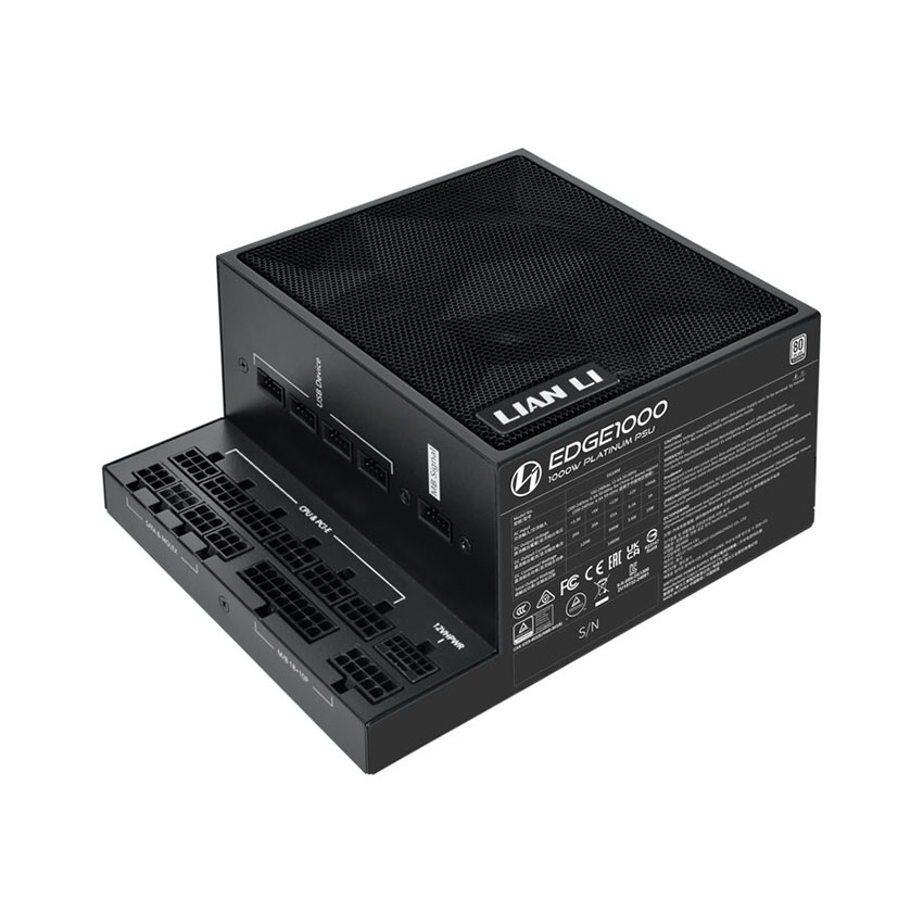 NguồnLIAN LI Edge series EG1000 - 1000W (ATX3.1/80+Platinum/Full Modular/Màu Đen)