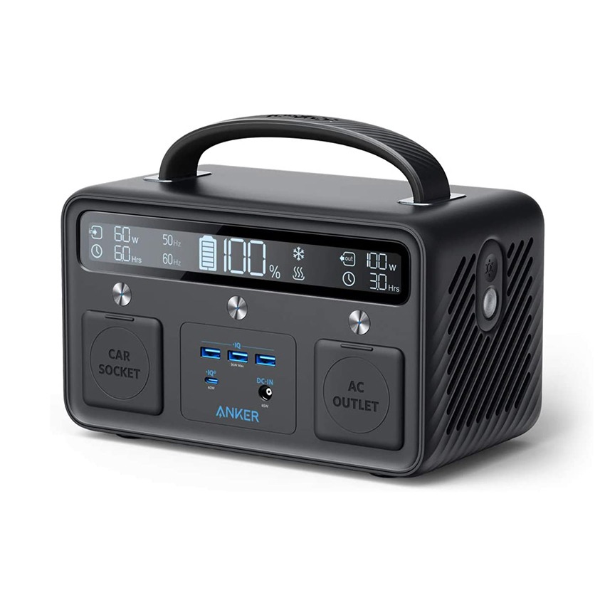 Trạm sạc dự phòng Anker 533 PowerHouse II 400 - A1730 - Màu đen (PIND218)