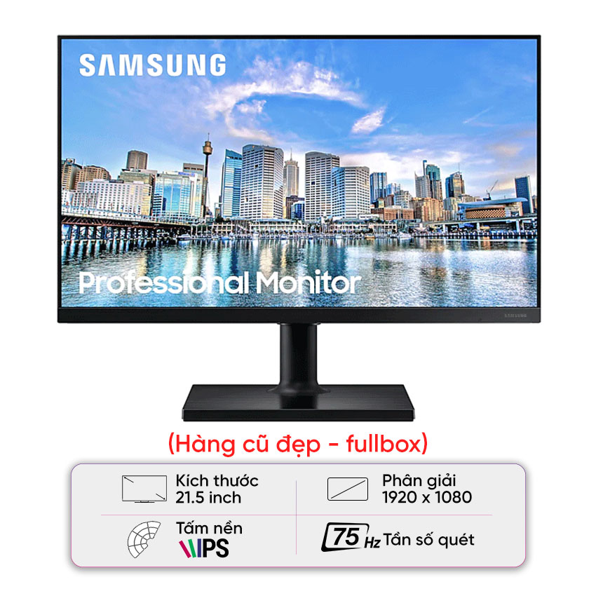 Màn hình Samsung LF22T450FQEXXV - Cũ đẹp (Full box)